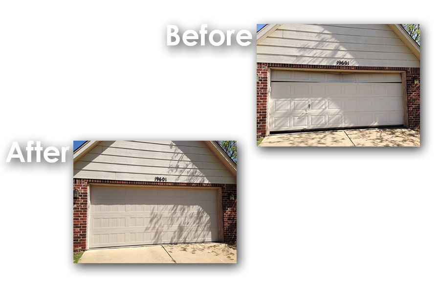 Garage Gate Service - Before and After